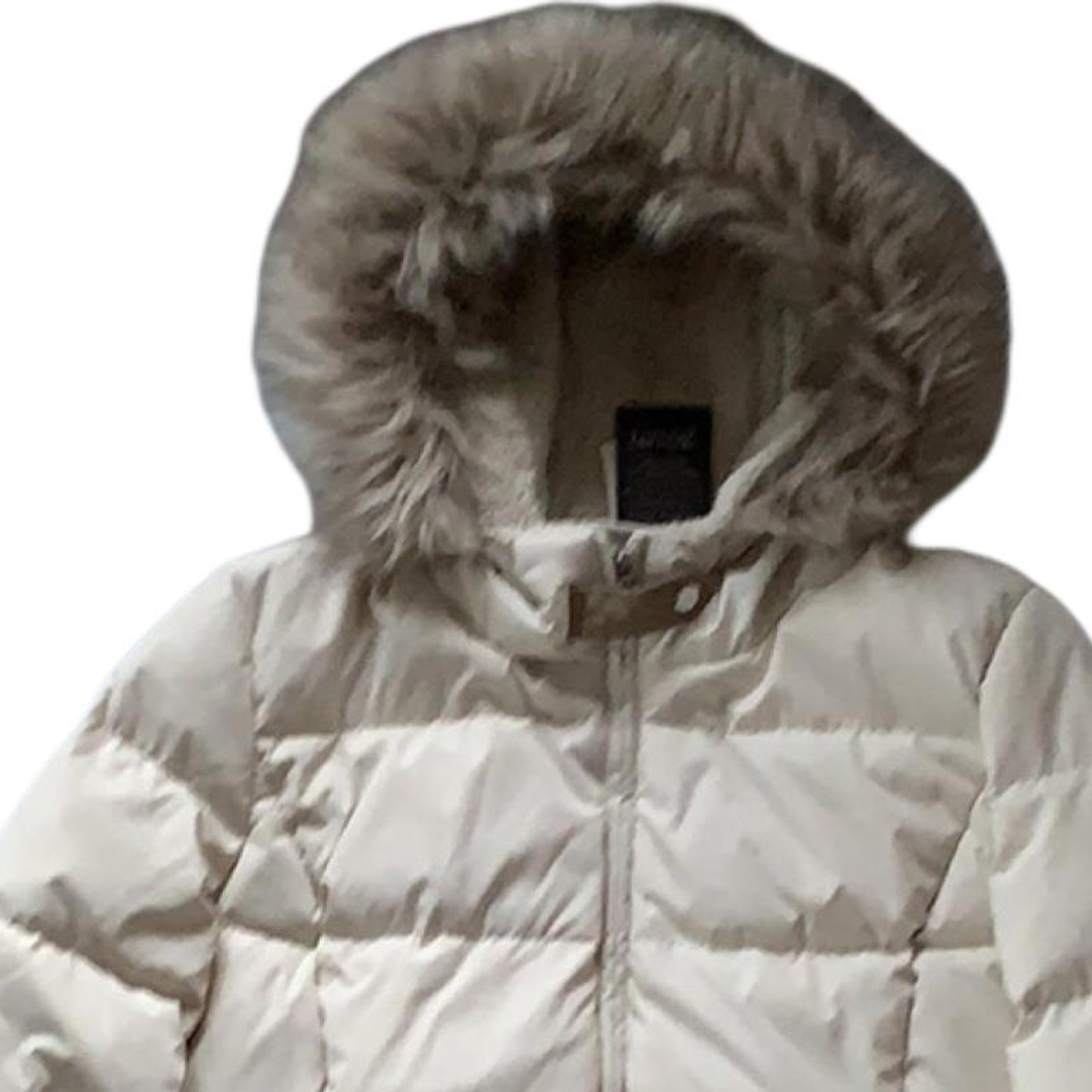 (Women) Polo Ralph Lauren  Logo Zip-Up Hooded Puffer Jacket Off-White. 297903530-002 圖 3