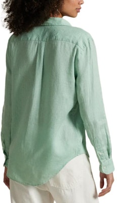 (W) Polo Ralph Lauren 寬鬆版綠色標誌長袖襯衫 211970730-013 Purchase (W) Polo Ralph Lauren 寬鬆版綠色標誌長袖襯衫 211970730-013