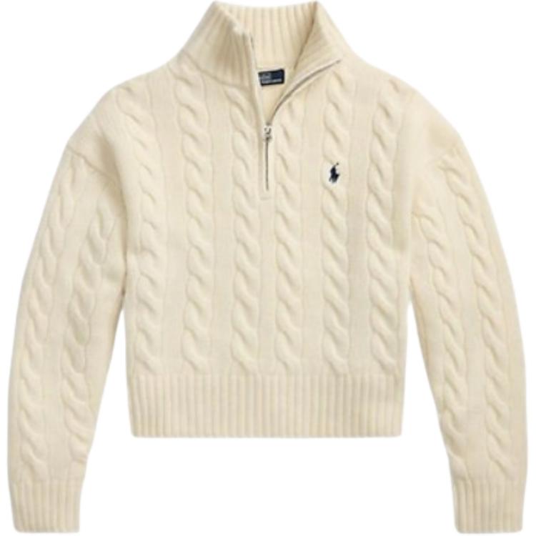 (Women) Polo Ralph Lauren  Loose Fit Half-Zip Long Sleeve Sweater WMPOSWENC021316-100