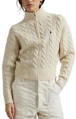 (W) Polo Ralph Lauren 寬鬆版半拉鍊長袖毛衣 WMPOSWENC021316-100 Shop (W) Polo Ralph Lauren 寬鬆版半拉鍊長袖毛衣 WMPOSWENC021316-100