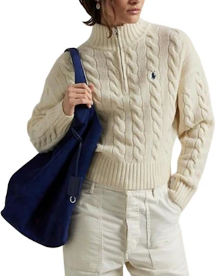 (W) Polo Ralph Lauren 寬鬆版半拉鍊長袖毛衣 WMPOSWENC021316-100 Purchase (W) Polo Ralph Lauren 寬鬆版半拉鍊長袖毛衣 WMPOSWENC021316-100