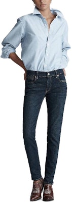 (W) Polo Ralph Lauren Vaqueros Ajustados Azul de Tiro Bajo con Parche Logo Trasero. 211860099-001 Lookbook (W) Polo Ralph Lauren Vaqueros Ajustados Azul de Tiro Bajo con Parche Logo Trasero. 211860099-001