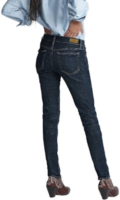 (W) Polo Ralph Lauren Vaqueros Ajustados Azul de Tiro Bajo con Parche Logo Trasero. 211860099-001 Purchase (W) Polo Ralph Lauren Vaqueros Ajustados Azul de Tiro Bajo con Parche Logo Trasero. 211860099-001