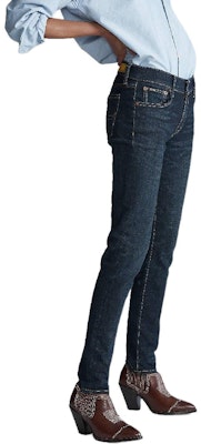 (W) Polo Ralph Lauren Vaqueros Ajustados Azul de Tiro Bajo con Parche Logo Trasero. 211860099-001 Details for (W) Polo Ralph Lauren Vaqueros Ajustados Azul de Tiro Bajo con Parche Logo Trasero. 211860099-001