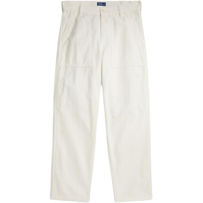 (Women) Polo Ralph Lauren  Mid-Rise Straight-Leg Cotton Casual Pants. WMPOPNTNDL20299-101