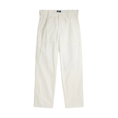 (Women) Polo Ralph Lauren Mid-Rise Straight-Leg Cotton Casual Pants. WMPOPNTNDL20299-101