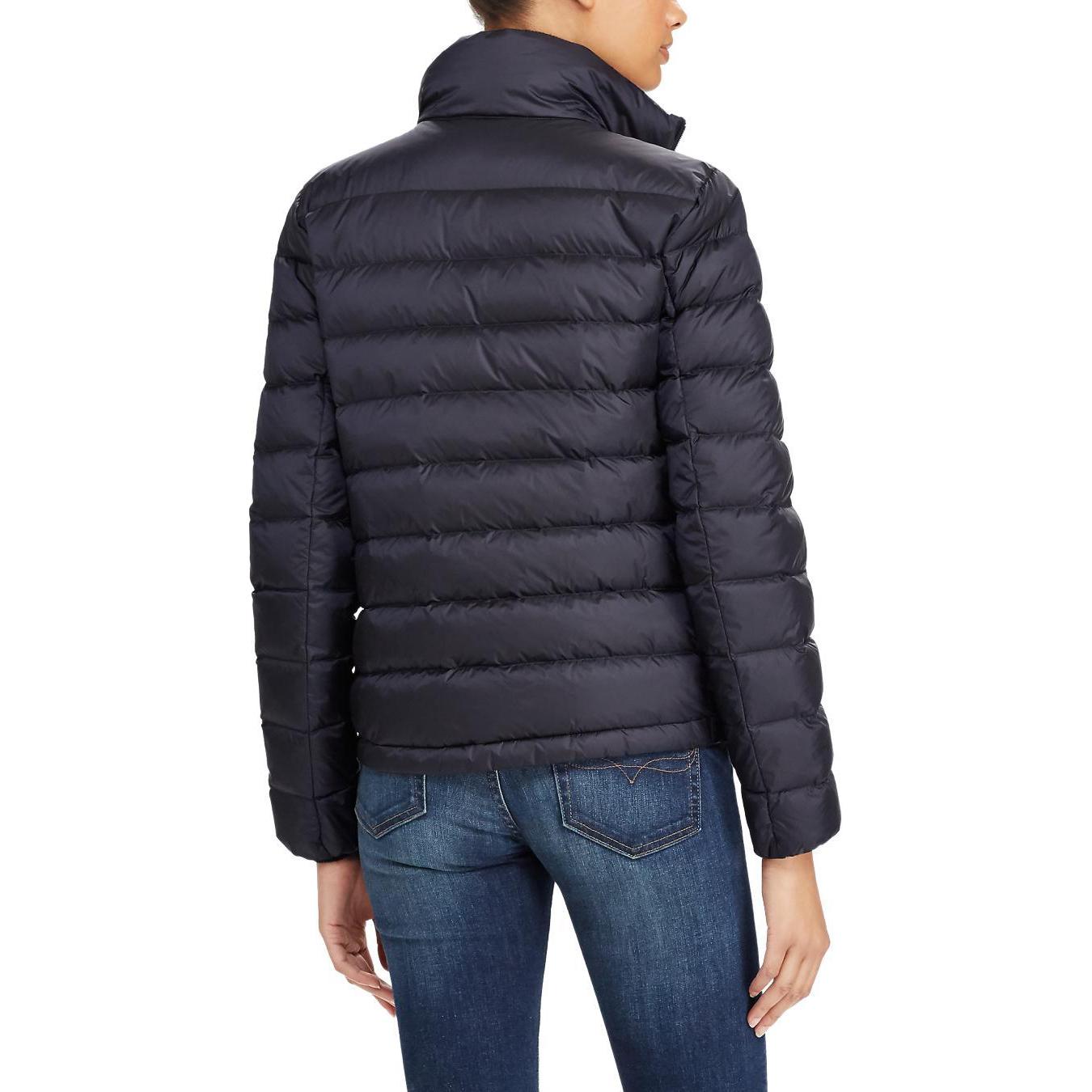 (Women) Polo Ralph Lauren  Navy Blue Embroidered Pony Zip-Up Down Jacket. WMPOOTWN2820002-410 圖 3