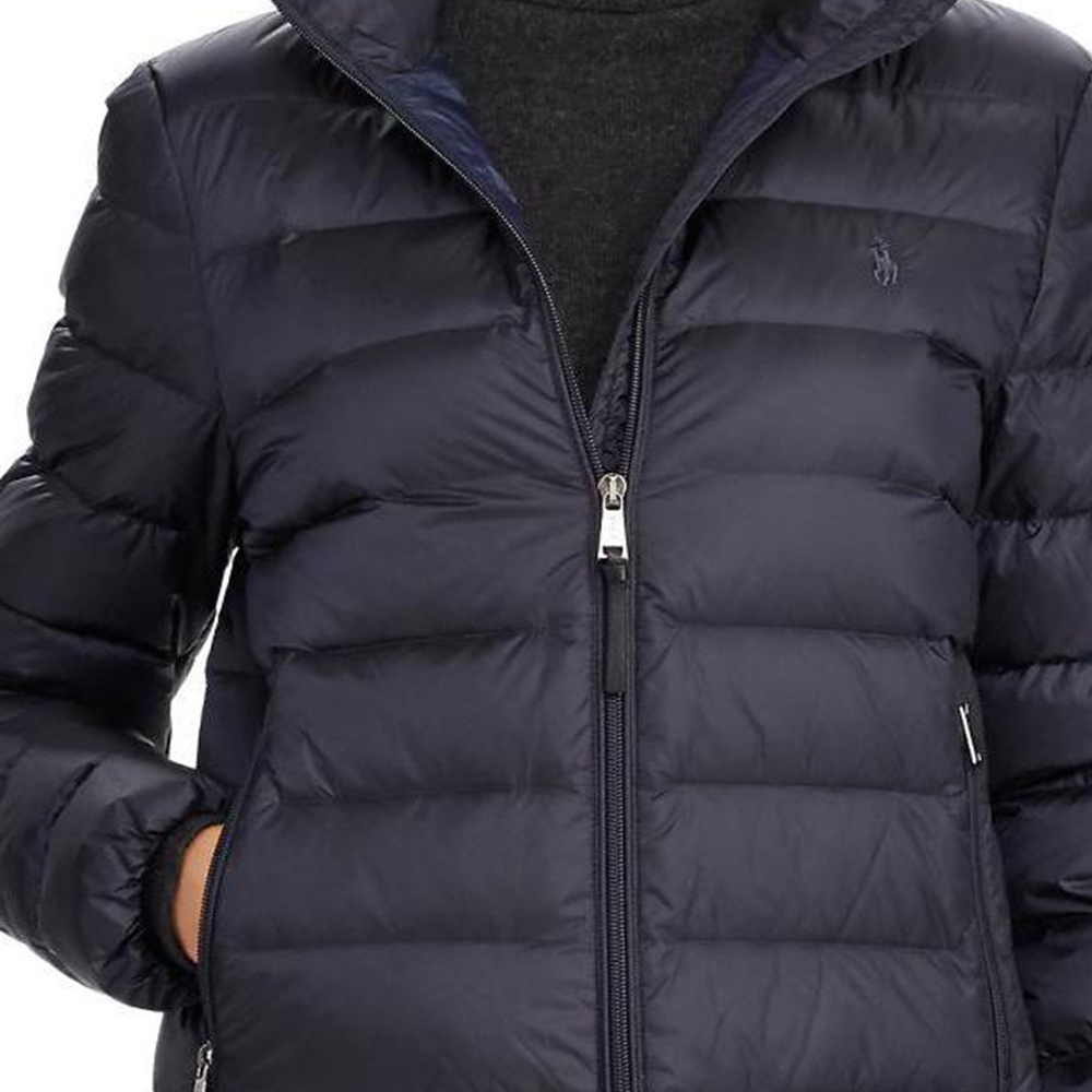 (Women) Polo Ralph Lauren  Navy Blue Embroidered Pony Zip-Up Down Jacket. WMPOOTWN2820002-410 圖 6
