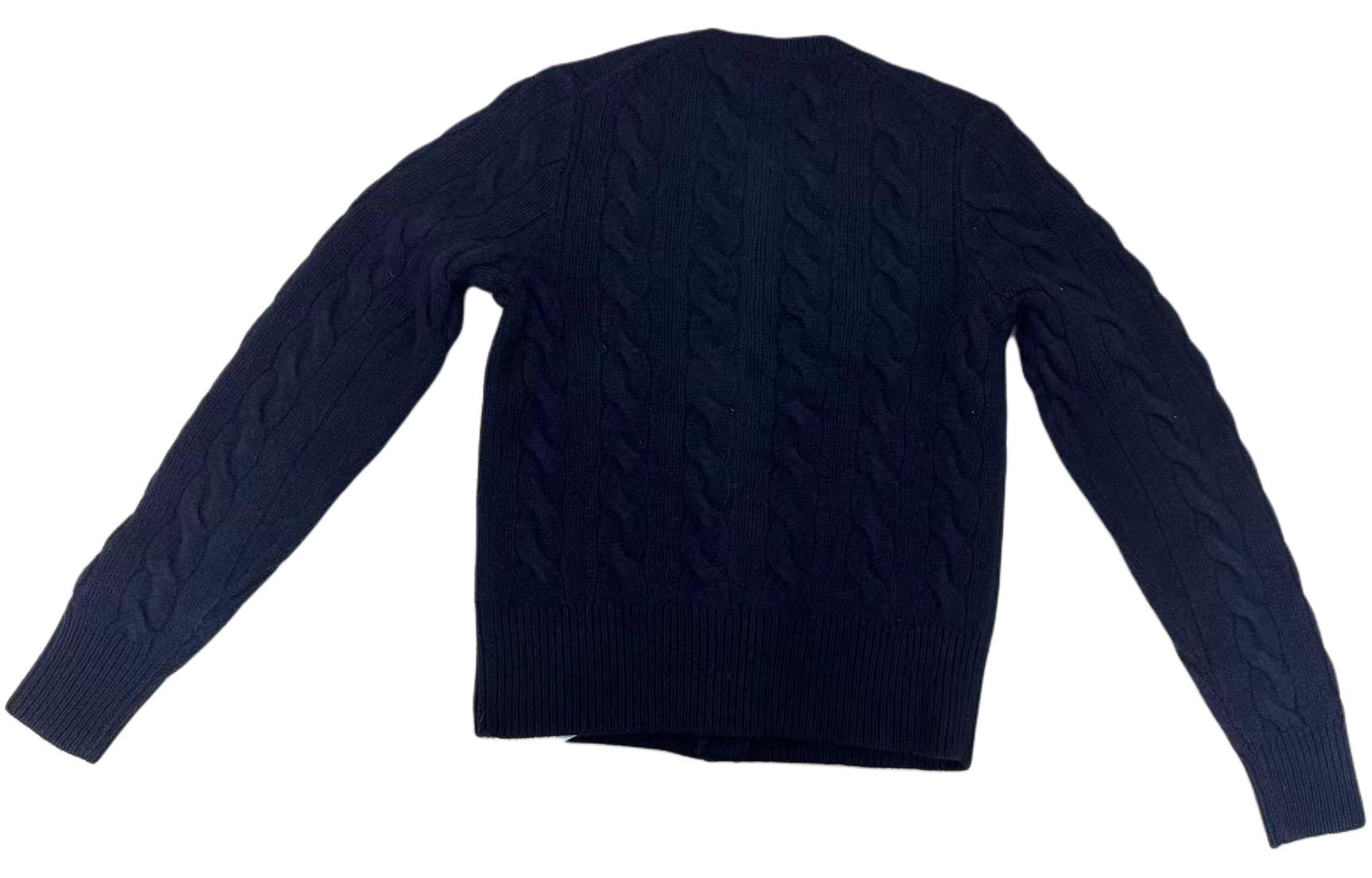 (Women) Polo Ralph Lauren  Navy Knit Cardigan with Logo Embroidery. 211910443-008 圖 3