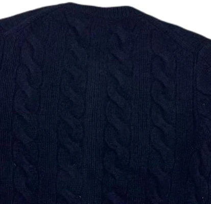 (W) ポロラルフローレン ネイビーニットカーディガン ロゴ刺繍入り 211910443-008 Sizing (W) ポロラルフローレン ネイビーニットカーディガン ロゴ刺繍入り 211910443-008