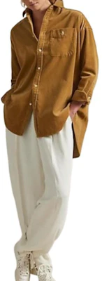 (W) Polo Ralph Lauren 宽松版标志宽领长袖衬衫按钮式上衣 WMPOSHTNDO20906-270 Lookbook (W) Polo Ralph Lauren 宽松版标志宽领长袖衬衫按钮式上衣 WMPOSHTNDO20906-270