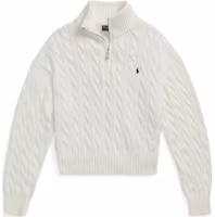Order (W) Polo Ralph Lauren 寬鬆純色針織長袖毛衣 白色 WMPOSWENC021143-100