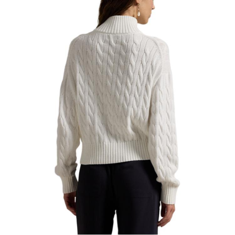 (Women) Polo Ralph Lauren  Oversized Solid Knit Sweater Long Sleeve White. WMPOSWENC021143-100 圖 6