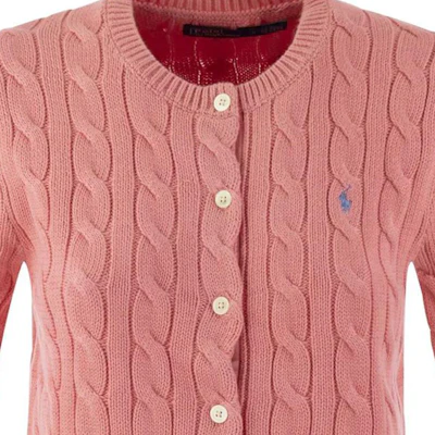 (W) Polo Ralph Lauren 粉色短袖針織Polo衫 211906814-004 2