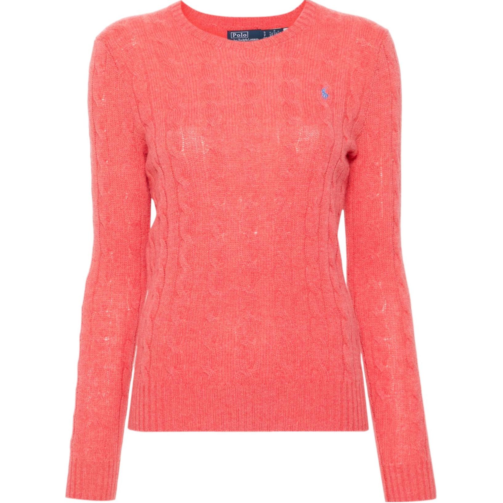 (Women) Polo Ralph Lauren  Pink Crewneck Long Sleeve Sweater with Logo. 211910421-024 圖 2