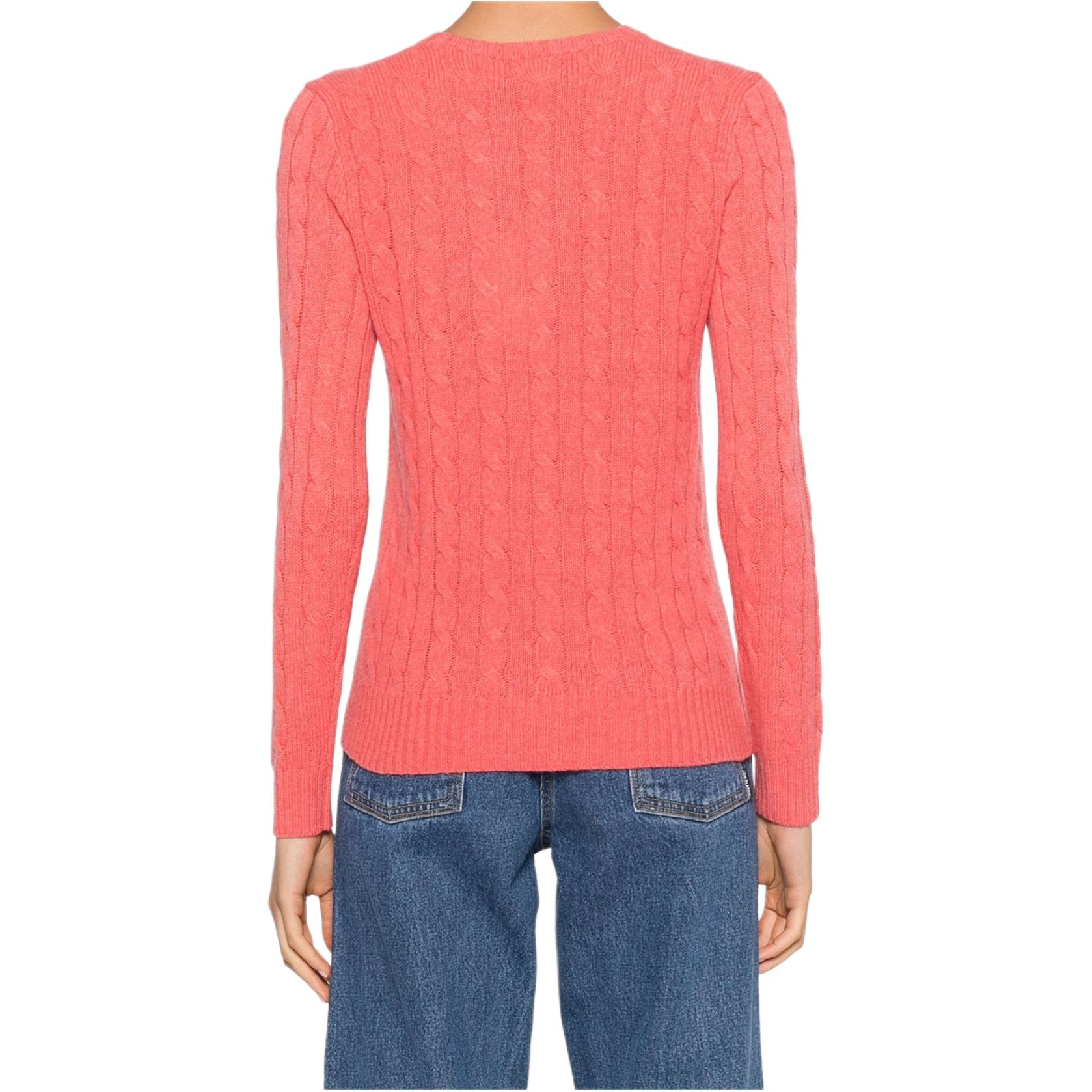 (Women) Polo Ralph Lauren  Pink Crewneck Long Sleeve Sweater with Logo. 211910421-024 圖 4