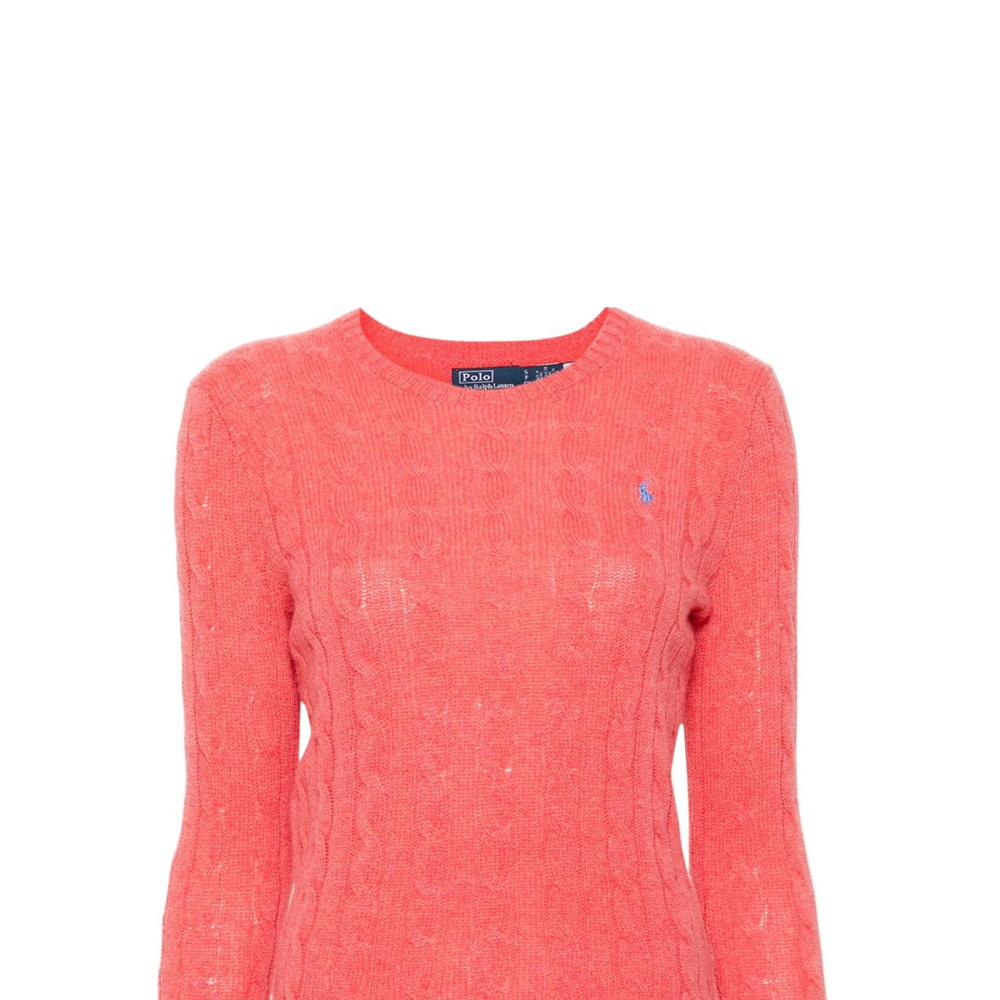(Women) Polo Ralph Lauren  Pink Crewneck Long Sleeve Sweater with Logo. 211910421-024 圖 6