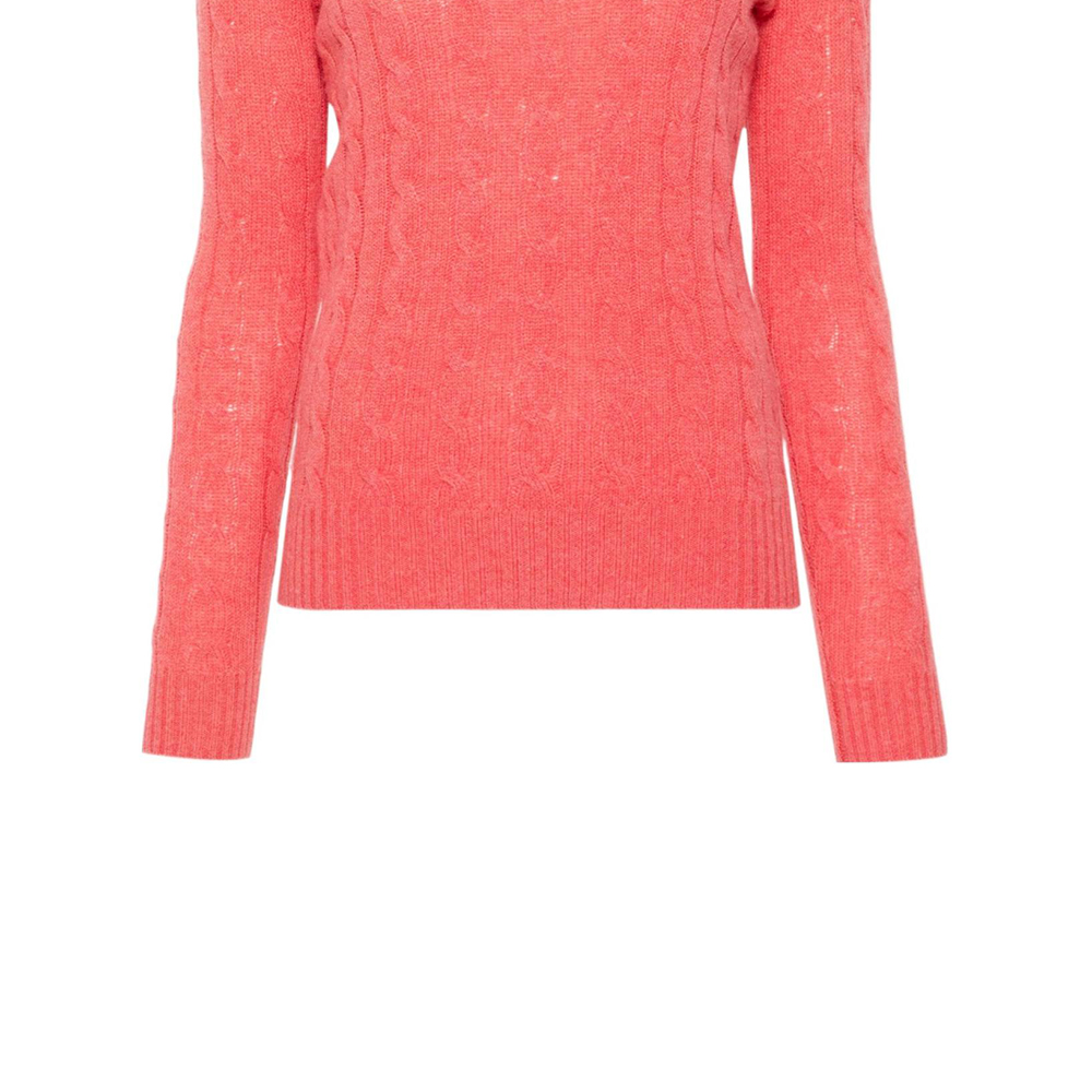 (Women) Polo Ralph Lauren  Pink Crewneck Long Sleeve Sweater with Logo. 211910421-024 圖 7
