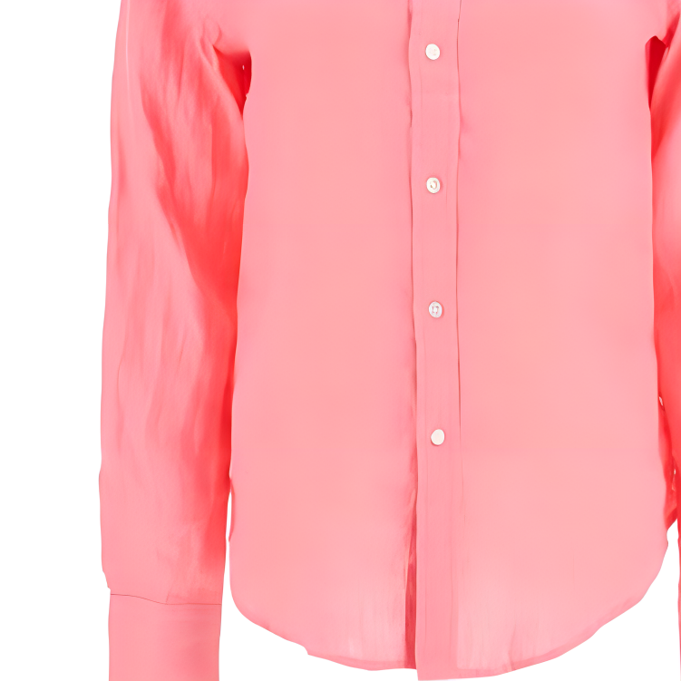 (Women) Polo Ralph Lauren  Pink Long Sleeve Polo Shirt with Logo Embroidery. 211970730-007 圖 6