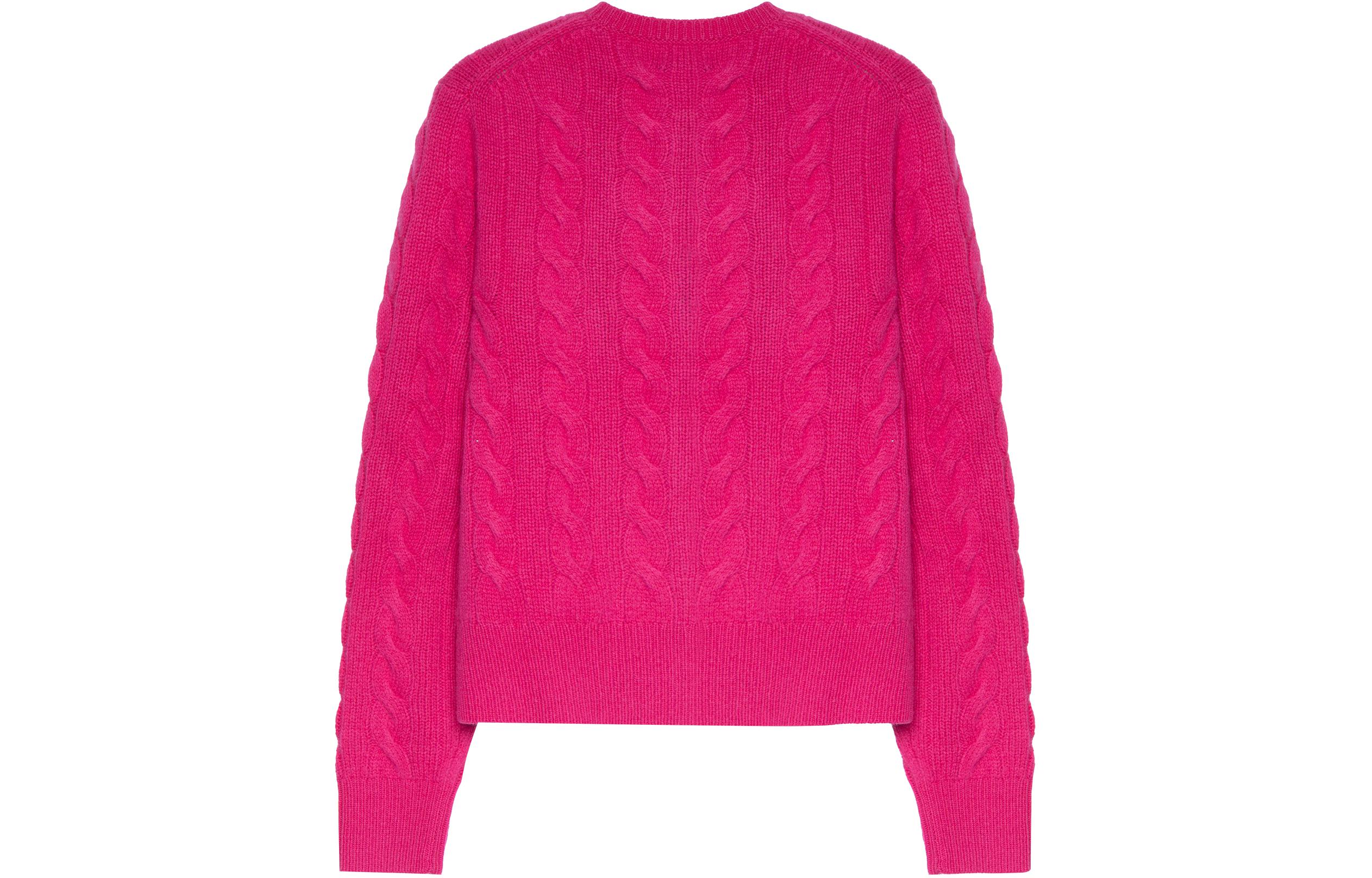(Women) Polo Ralph Lauren  Pink Single-Breasted Embroidered Logo Long-Sleeve Sweater. 211910443-005 圖 3