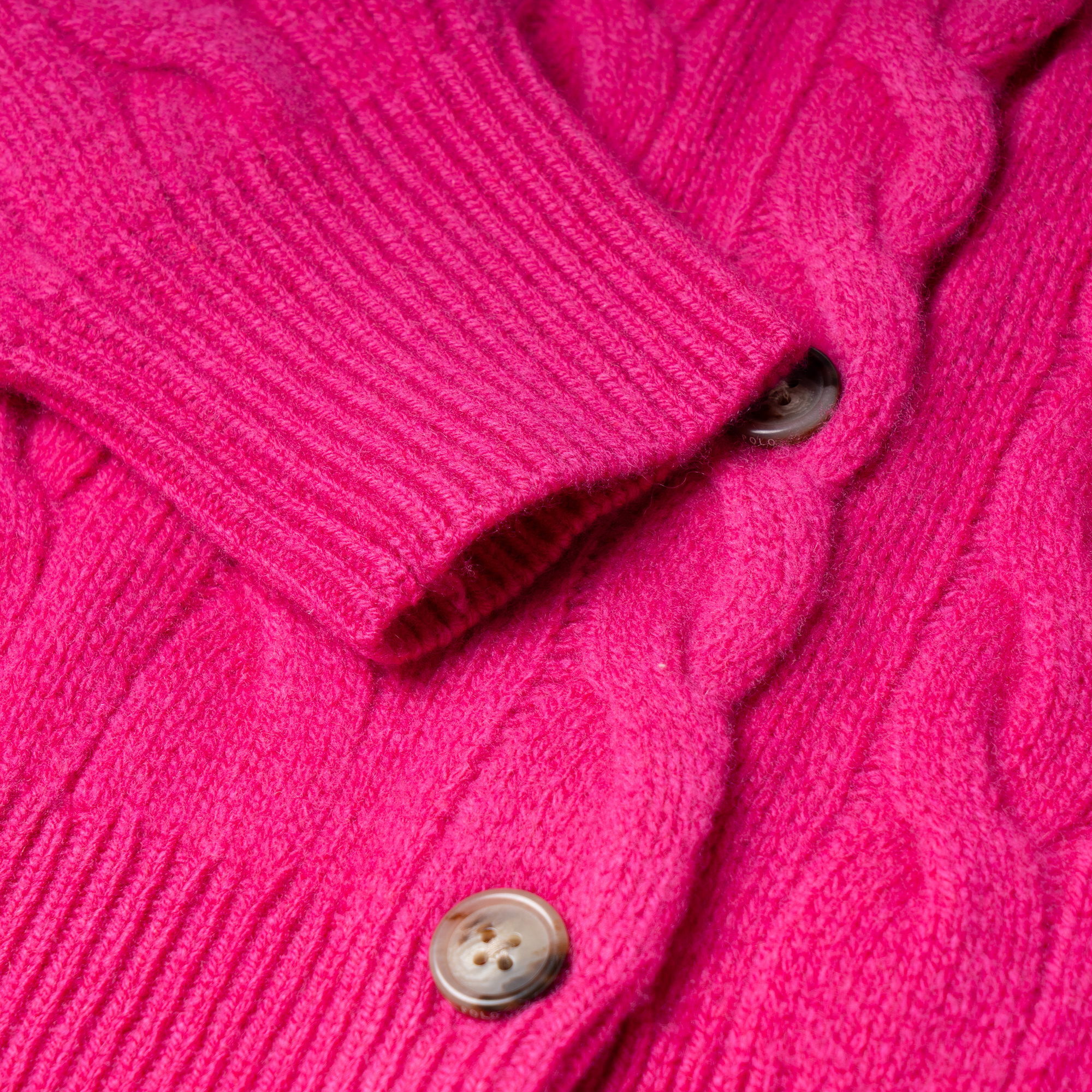 (Women) Polo Ralph Lauren  Pink Single-Breasted Embroidered Logo Long-Sleeve Sweater. 211910443-005 圖 7