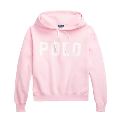 (Women) Polo Ralph Lauren Pullover Sweatshirt Pink with Logo Print. 211843482-003