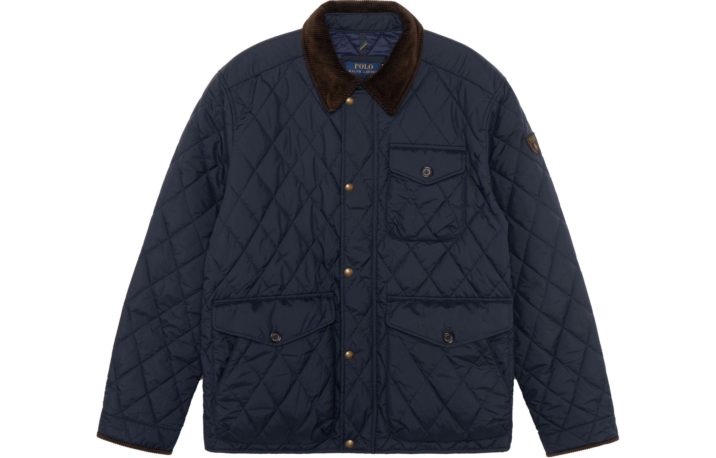 Order (W) Polo Ralph Lauren 防水紋理海軍藍Logo夾克 FW22. MNPOOTW16020890-410