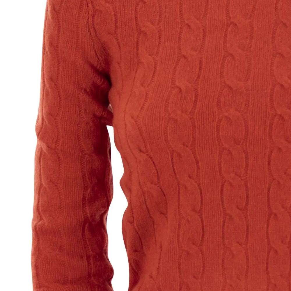 (Women) Polo Ralph Lauren  Red Crewneck Sweater with Logo Embroidery. 211910421-007 圖 6