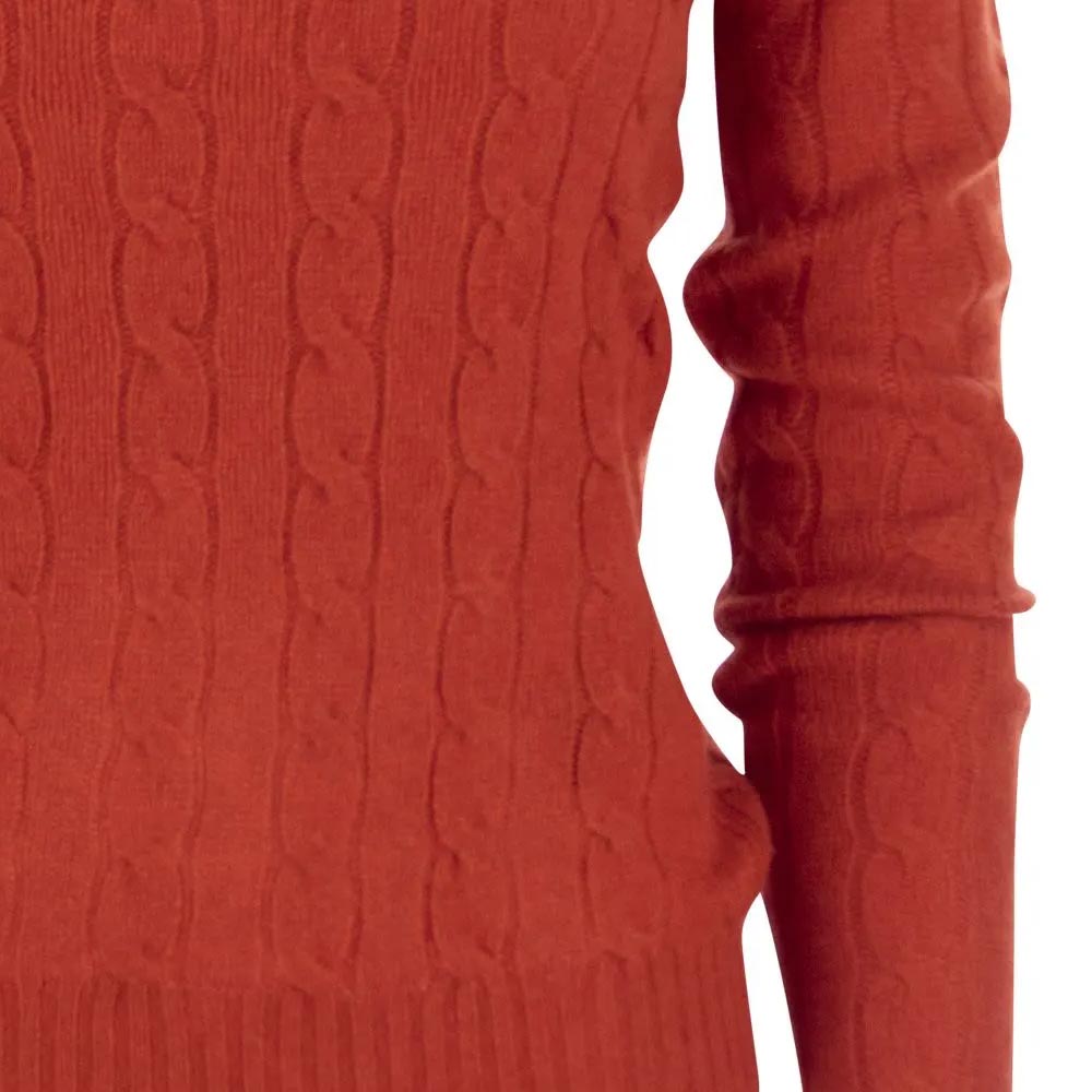 (Women) Polo Ralph Lauren  Red Crewneck Sweater with Logo Embroidery. 211910421-007 圖 9