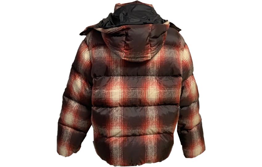 (Women) Polo Ralph Lauren  Red Plaid Hooded Down Jacket with Zipper. 211860652-001 圖 3