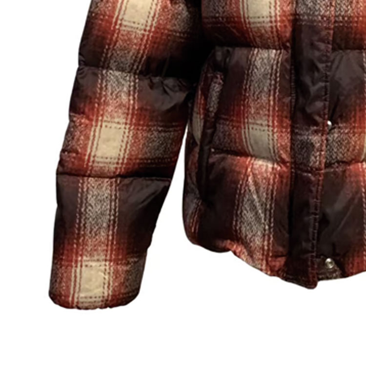 (Women) Polo Ralph Lauren  Red Plaid Hooded Down Jacket with Zipper. 211860652-001 圖 7