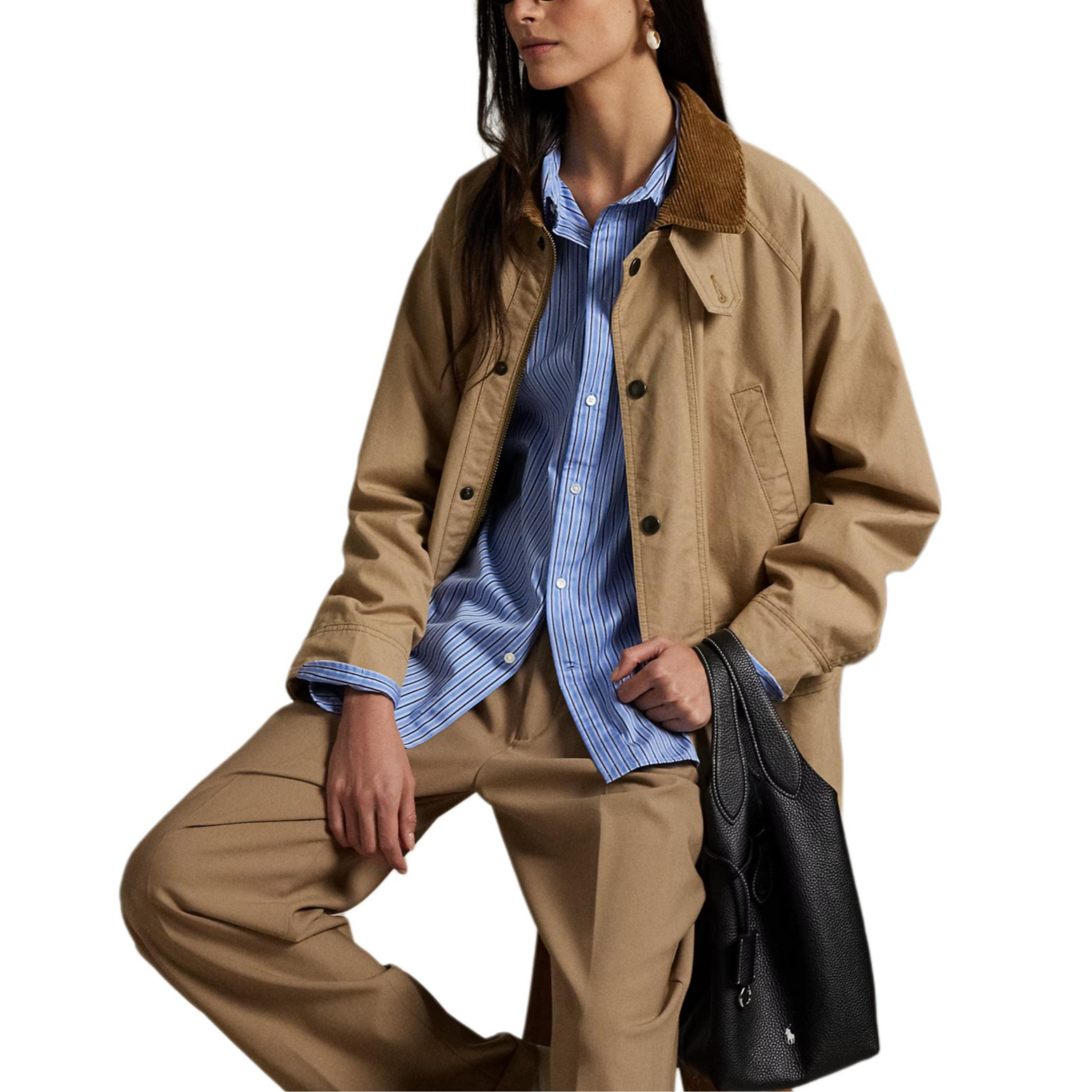 (Women) Polo Ralph Lauren  Relaxed Fit Cotton Jacket with Corduroy Collar 211971209-500 圖 6