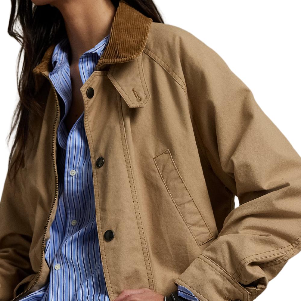 (Women) Polo Ralph Lauren  Relaxed Fit Cotton Jacket with Corduroy Collar 211971209-500 圖 8