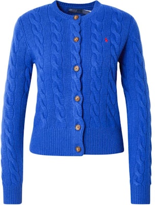 (W) 폴로 랄프 로렌 레트로 로얄 블루 케이블 니트 크루넥 가디건. WMPOSWENDW20323- Order (W) 폴로 랄프 로렌 레트로 로얄 블루 케이블 니트 크루넥 가디건. WMPOSWENDW20323-