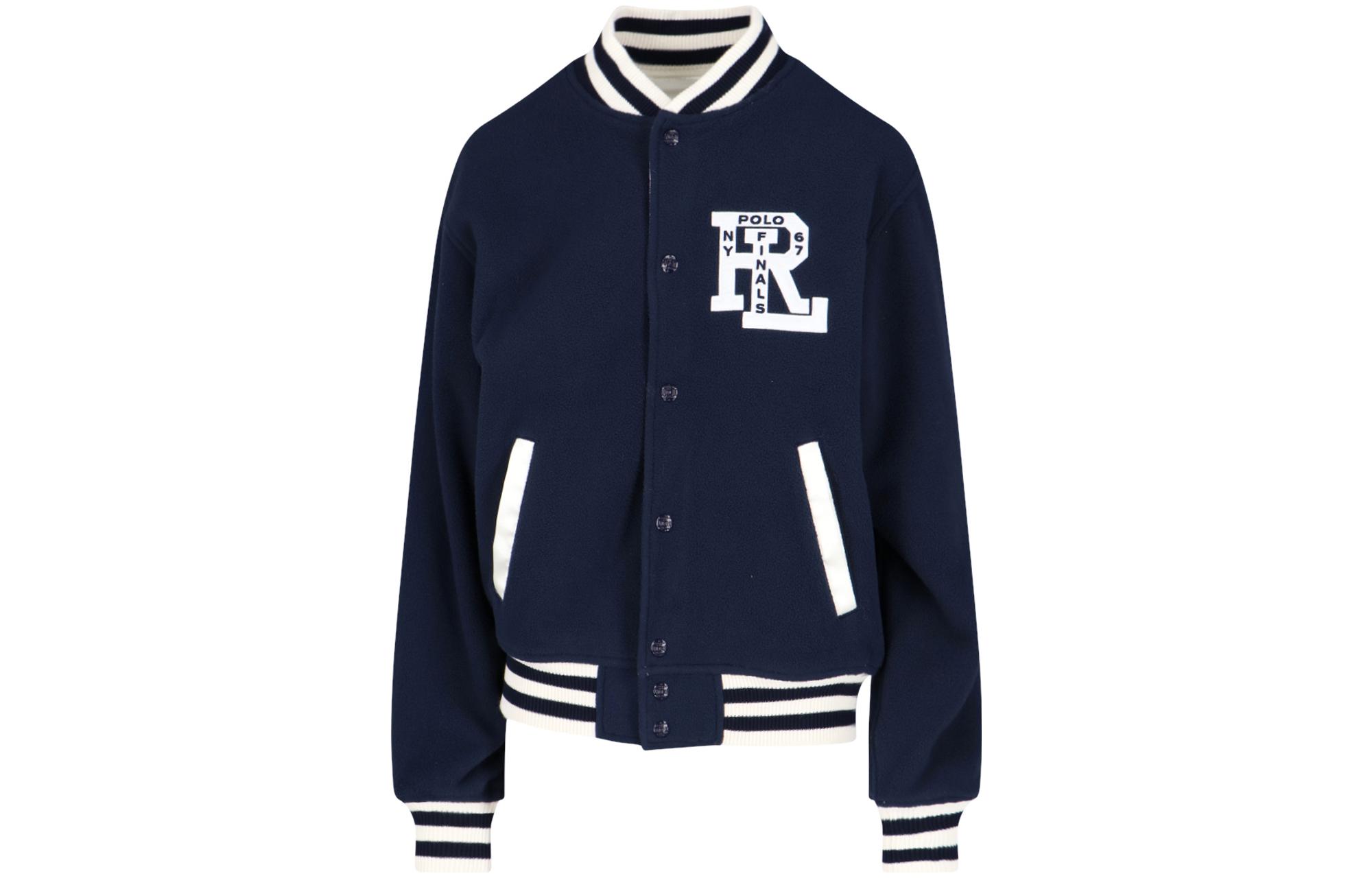 (Women) Polo Ralph Lauren  Reversible Logo Bomber Jacket Navy Blue 211910176-001