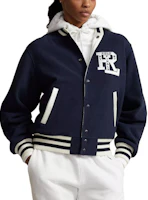 Lookbook (W) Polo Ralph Lauren 雙面標誌飛行外套 深藍色 211910176-001