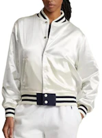 Shop (W) Polo Ralph Lauren 雙面標誌飛行外套 深藍色 211910176-001