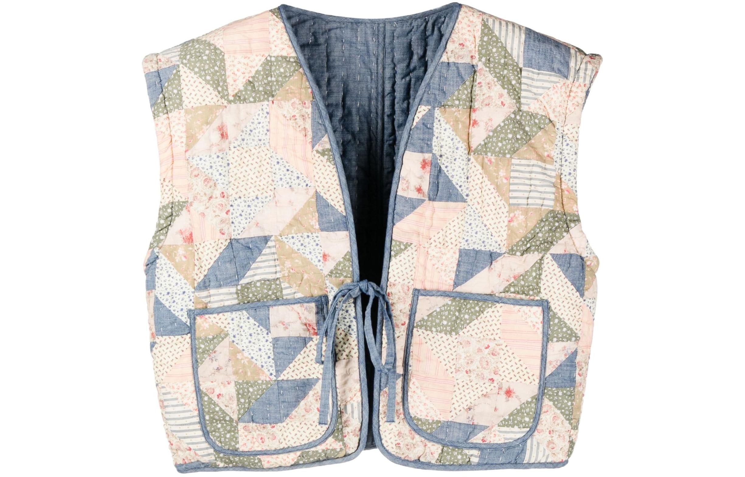 Order (W) Polo Ralph Lauren 双面V领领带印花背心 - 多色 211901382-001