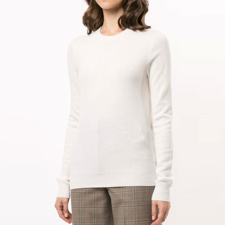 (Women) Polo Ralph Lauren  Ribbed Trim Pullover Sweater - White 211780391-007 圖 4