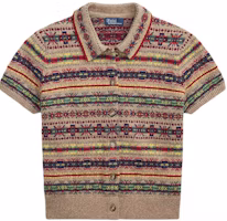 (Women) Polo Ralph Lauren Short-Sleeve Button-Up Cardigan Sweater. 211972166-001 (Women) Polo Ralph Lauren Short-Sleeve Button-Up Cardigan Sweater. 211972166-001