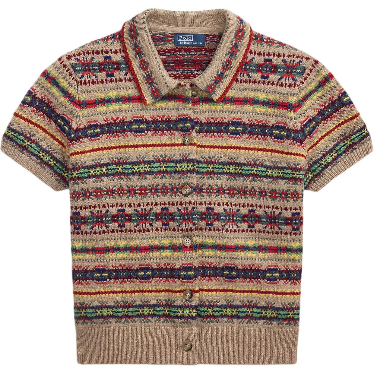 Order (W) Polo Ralph Lauren 短袖纽扣开衫毛衣 211972166-001