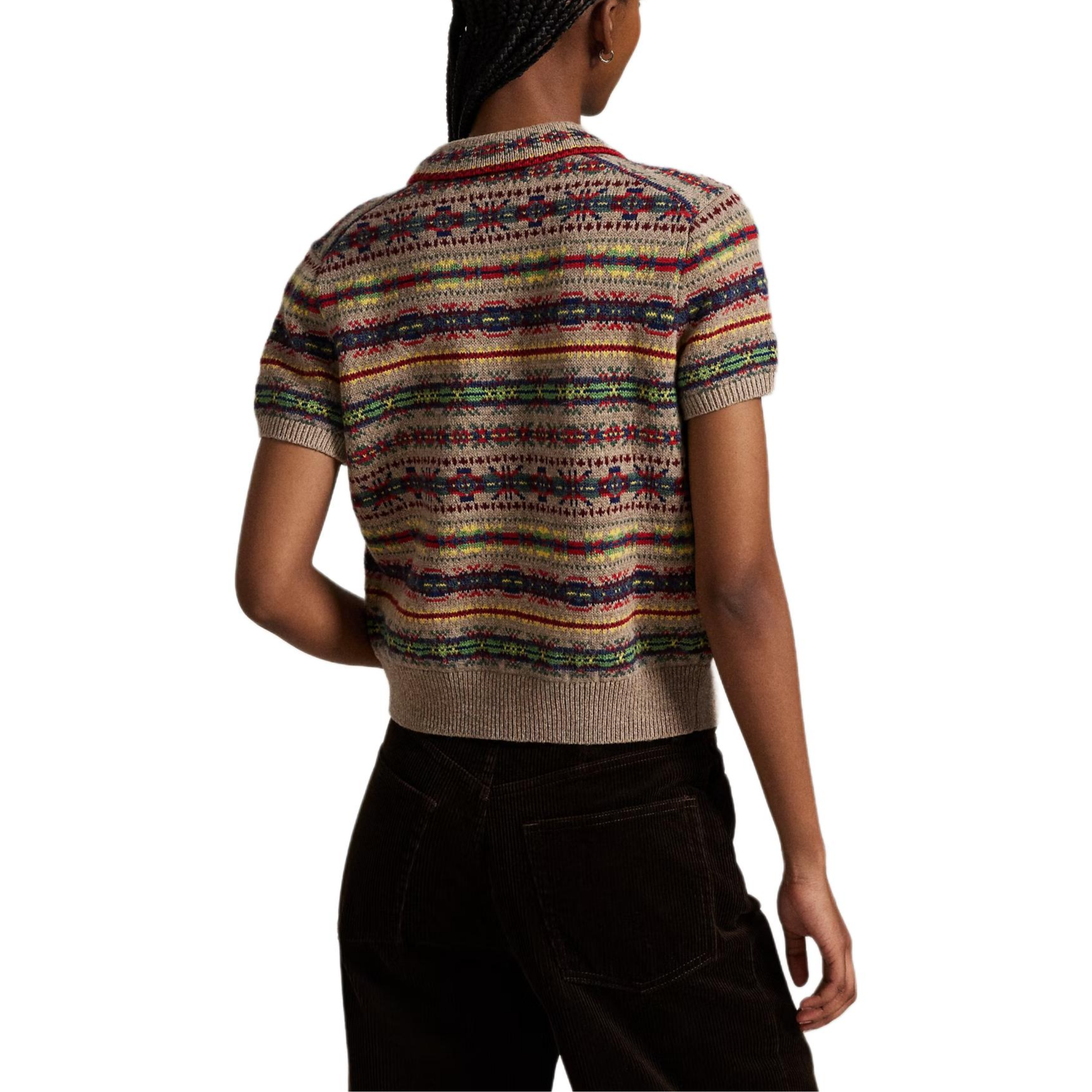 Purchase (W) Polo Ralph Lauren 短袖纽扣开衫毛衣 211972166-001