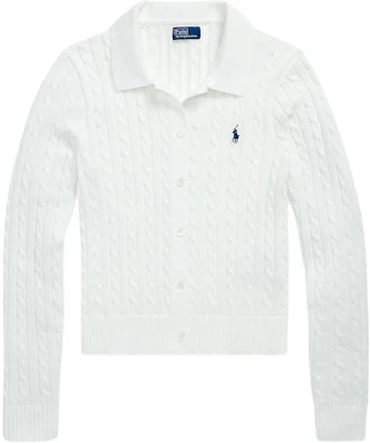 (W) Polo Ralph Lauren 修身款白色长袖开衫针织衫. WMPOSWENDW20399-100 Order (W) Polo Ralph Lauren 修身款白色长袖开衫针织衫. WMPOSWENDW20399-100