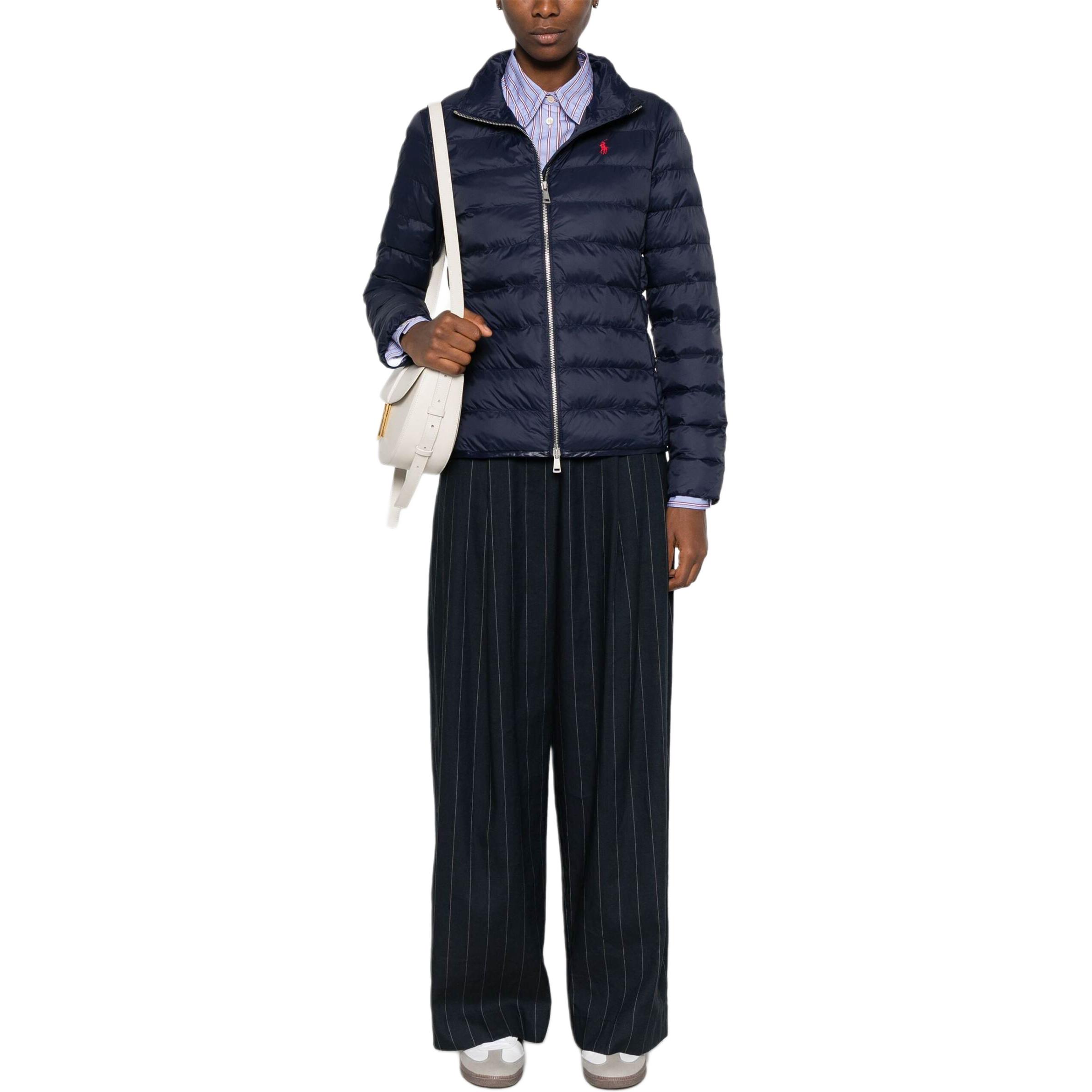 (Women) Polo Ralph Lauren  Slim Fit Embroidered Zip-Up Jacket Navy Blue SS24. 211940999-001 圖 4