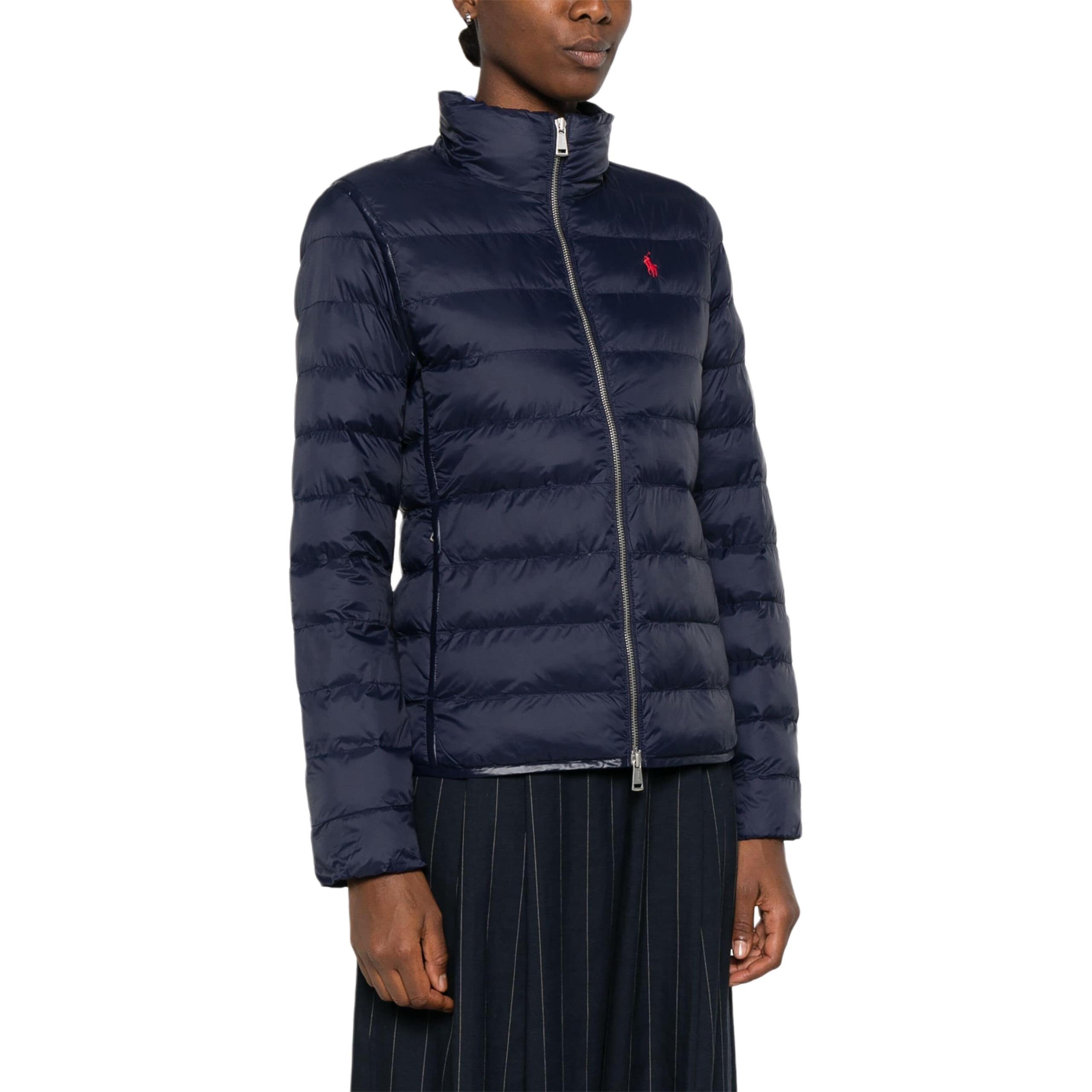 (Women) Polo Ralph Lauren  Slim Fit Embroidered Zip-Up Jacket Navy Blue SS24. 211940999-001 圖 6