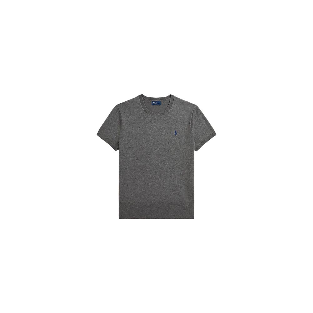 (Women) Polo Ralph Lauren  Slim Fit Grey T-Shirt with Embroidered Pony Logo. WMPOSWENC021392-020