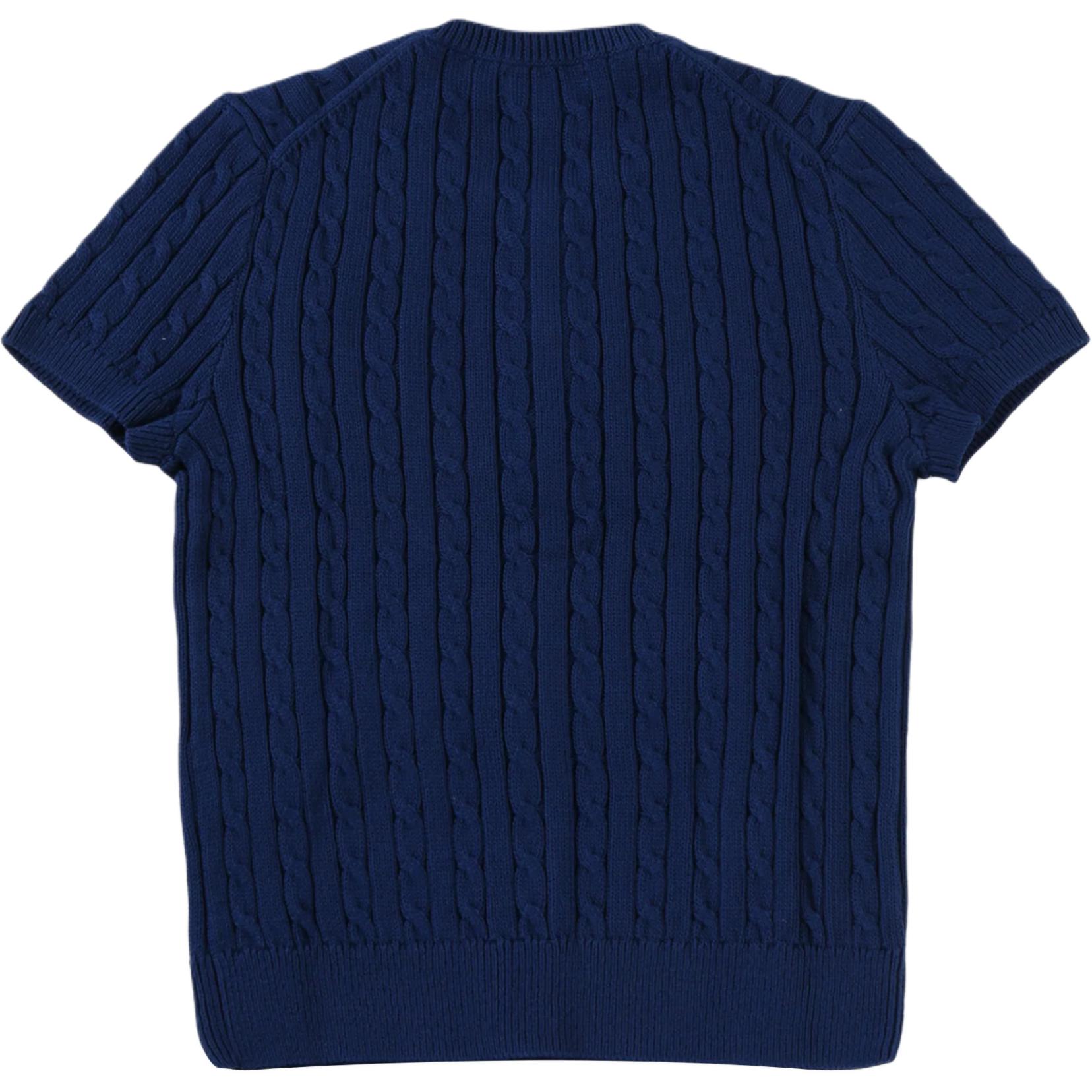 (Women) Polo Ralph Lauren  Slim Fit Logo Embroidered Knit Shirt Blue 211965760-002 圖 3