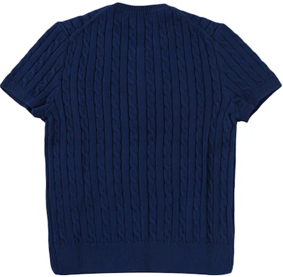 (W) Polo Ralph Lauren Slim Fit Baju Rajut Logo Bordir Biru 211965760-002 Lookbook (W) Polo Ralph Lauren Slim Fit Baju Rajut Logo Bordir Biru 211965760-002