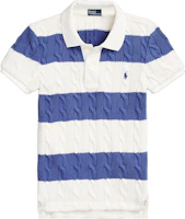 (Women) Polo Ralph Lauren Slim Fit Striped Polo Shirt Short Sleeve - Multi-color. WMPOKNINCU20835-999 (Women) Polo Ralph Lauren Slim Fit Striped Polo Shirt Short Sleeve - Multi-color. WMPOKNINCU20835-999