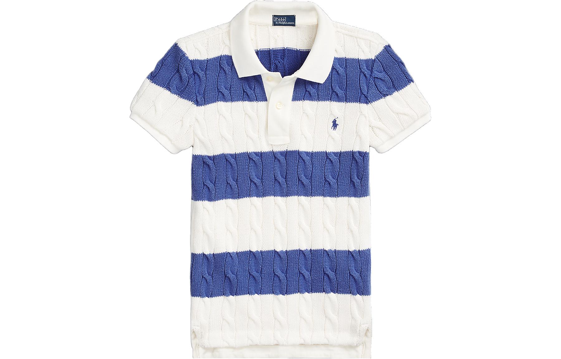 (Women) Polo Ralph Lauren  Slim Fit Striped Polo Shirt Short Sleeve - Multi-color. WMPOKNINCU20835-999 圖 2